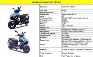 Moto eléctrica Vedca